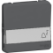 Mureva Styl - Bouton poussoir porte-etiquette - composable - IP55 - IK08 - gris - MUR34029