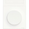 Odace Styl Pratic, plaque Blanc porte etiquette avec bloc lumineux 1 poste - S520739