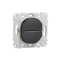 Ovalis - bouton poussoir à fermeture - 10A - à - sans plaque -Anthracite  - S461206