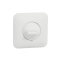 Ovalis - Variateur de lumière universel - 2/3 fils 3W  - Blanc avec plaque  - S260519