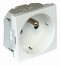 Prise de courant 2P+T - 2 modules - 16A 250V - blanc - Efapel