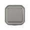 Poussoir NO Plexo complet saillie gris - 069720L