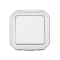 Poussoir NO Plexo complet saillie blanc - 069760L