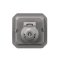 Adaptateur Plexo pour prise RJ45 Mosaic - composable gris - 069581L