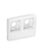 IBOCO B08819 - Boitier double pour appareillage LegrandTM sur Optima TM 22x12,5 + 32x12,5 blanc
