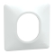Ovalis - Lot de 360 plaques de finition de coloris blanc - S320702P