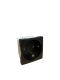 Prise de courant 2P+T - 2 modules - 16A 250V - noir mat - Efapel