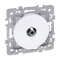 SQUARE Prise TV avec griffes blanc Eur'ohm - 60267