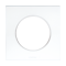 SQUARE Plaque d'habillage 1 poste blanc Eur'ohm - 60265