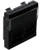 Support RJ45 - 2 modules - noir mat - Efapel