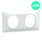 Lot de 180 plaques Ovalis - 2 postes Horizontal - coloris blanc - Schneider Electric - S320704P
