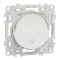 Bouton poussoir porte étiquette Odace Blanc craie - Schneider Electric - S920246
