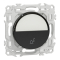 Bouton poussoir porte - étiquette Odace Noir onyx - Schneider Electric - S940246