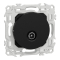 Prise TV simple mâle sortie coaxiale Odace Noir onyx - Schneider Electric - S940445