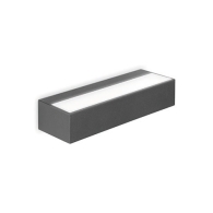 Applique murale ALPHA IP65 16W 1120Lm 4000K ANTHRACITE - Elecman - 30620164A
