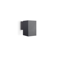 Applique murale ROOK SQUARE SINGLE IP54 GU10 1x50W ANTHRACITE - Elecman - 30680030A