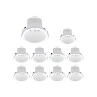 MiniRay CLAREO 9W IP44 EASY Blanc 3000K Pack 10 - Clareo Lighting - DOW.8853