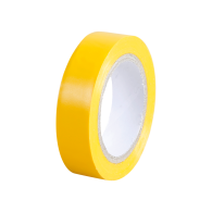 Lot de 10 Rubans isolants Eur'ohm Jaune 15mm x 10m - 72009