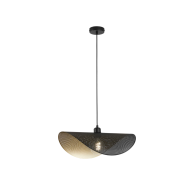 Luminaire suspendu RHEI-DOT Noir Or 1XE27 - Luce Ambiente Design