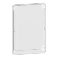 Porte Styl transparente pour coffret électrique Resi9 4 rangées 18 modules - Schneider Electric - R9H18428