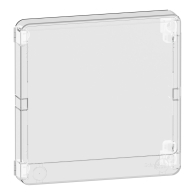 Porte Styl transparente pour coffret électrique Resi9 3 rangées 18 modules - Schneider Electric - R9H18427