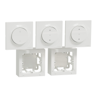 Odace Quick Home Connect - Kit commande sans fils et 2 volets roulants zigbee 3.0 saillie - S520567SK