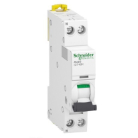 Disjoncteur modulaire Acti9 iDT40K 1P+N 40A Courbe C 4500A/4,5kA - Schneider Electric - A9P71640