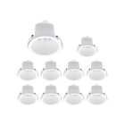 MiniRay CLAREO 9W IP44 EASY Blanc 3000K Pack 10 - Clareo Lighting - DOW.8853