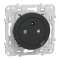 Odace - prise de courant affleurante + USB type C - anthracite - S540089 - SCHNEIDER
